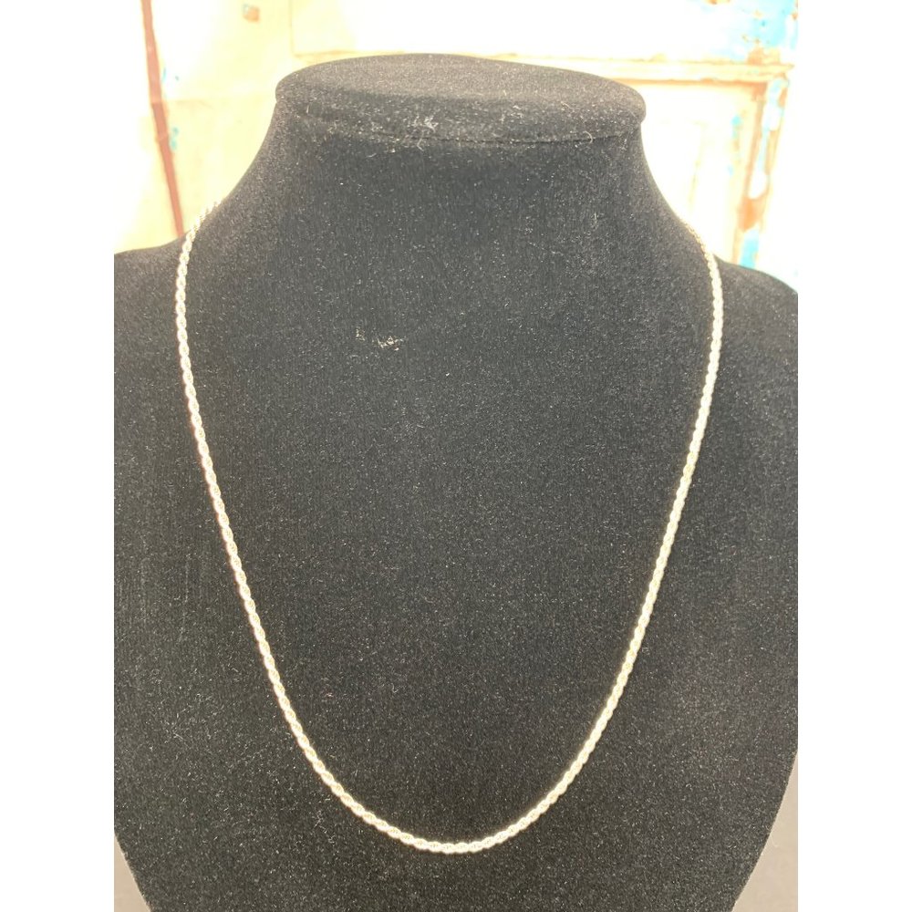 Italy 925 Sterling Silver 19.5” Chain Necklace